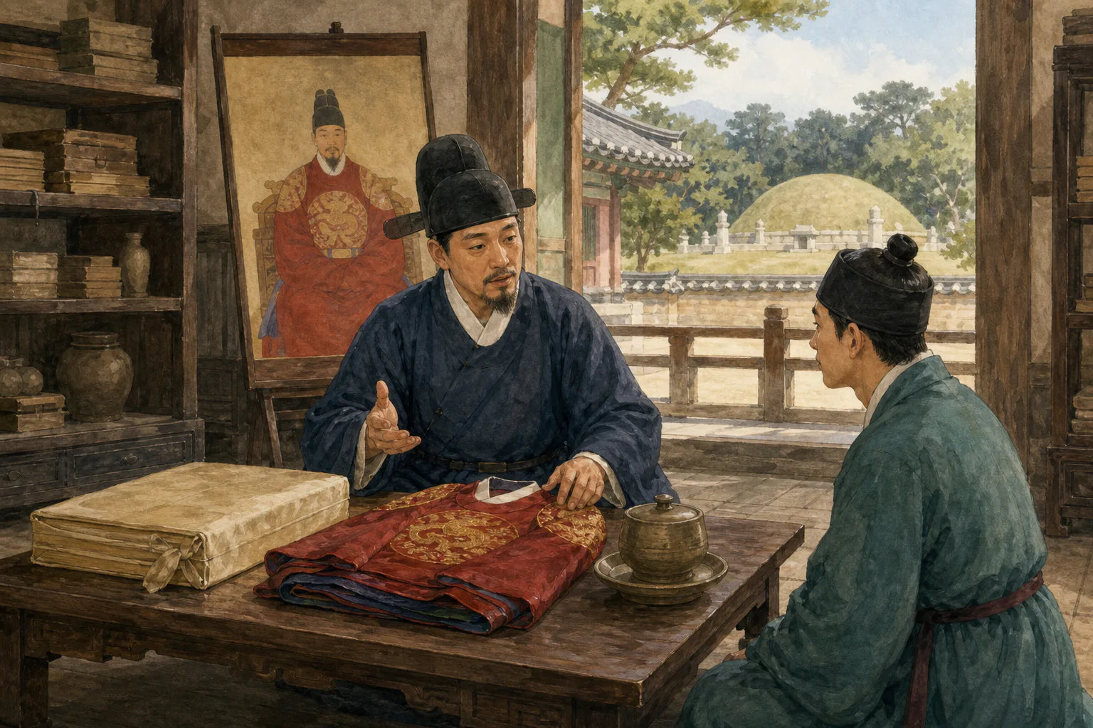 한 사람에게 이름이 여러 개였던 이유의 핵심 상황을 보여주는 본문 삽화