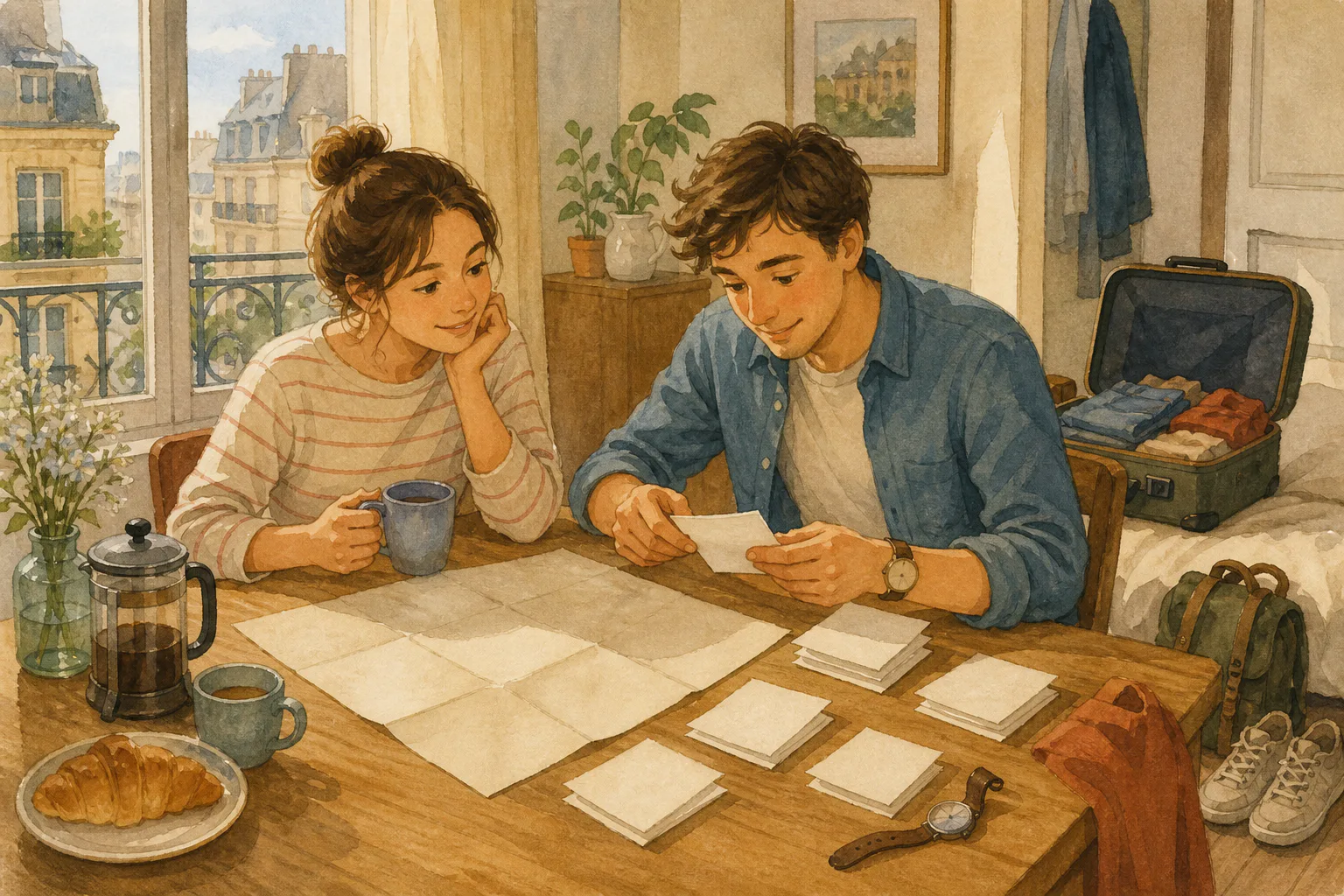 3박 4일은 이렇게 나누면 편해요의 핵심 상황을 보여주는 본문 삽화