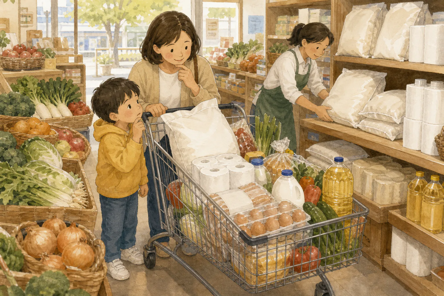 공식 물가는 누구의 장바구니일까의 핵심 상황을 보여주는 본문 삽화