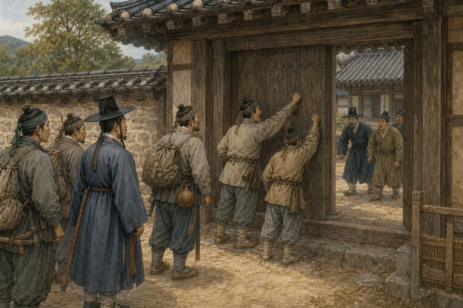 ‘출두요’는 완전한 허구가 아니었다의 핵심 상황을 보여주는 본문 삽화